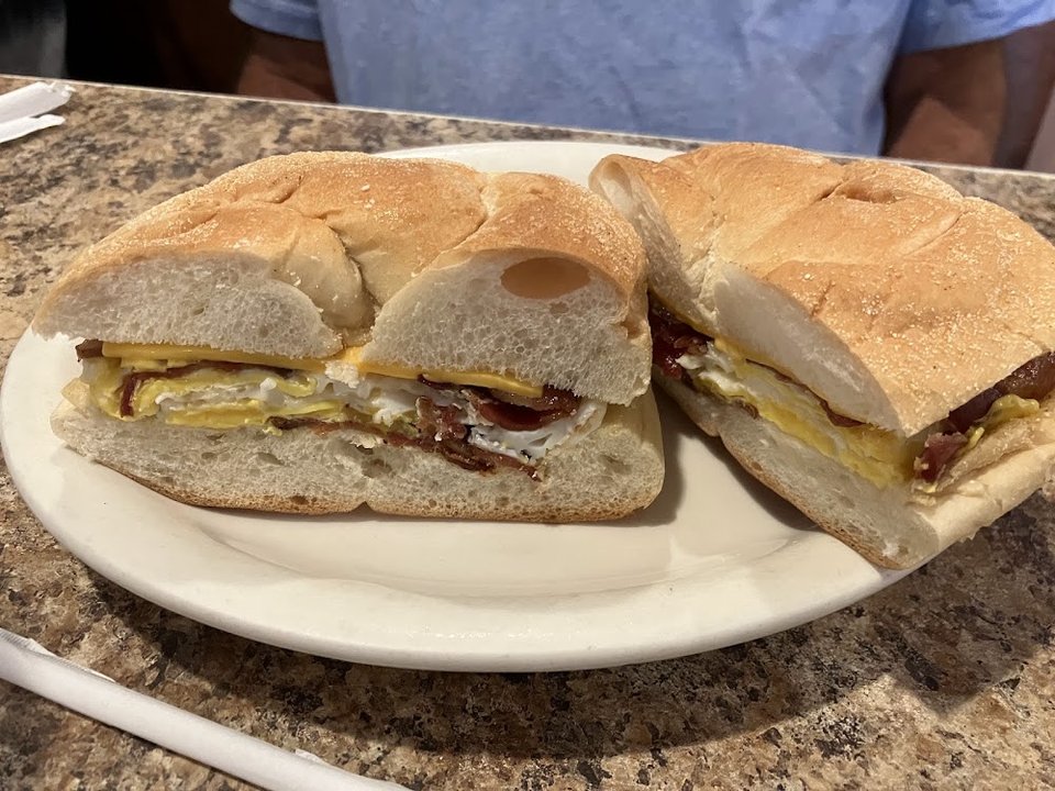Single Egg w Saus on Roll