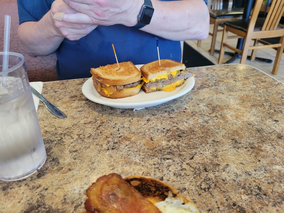 Turkey Burger Patty Melt