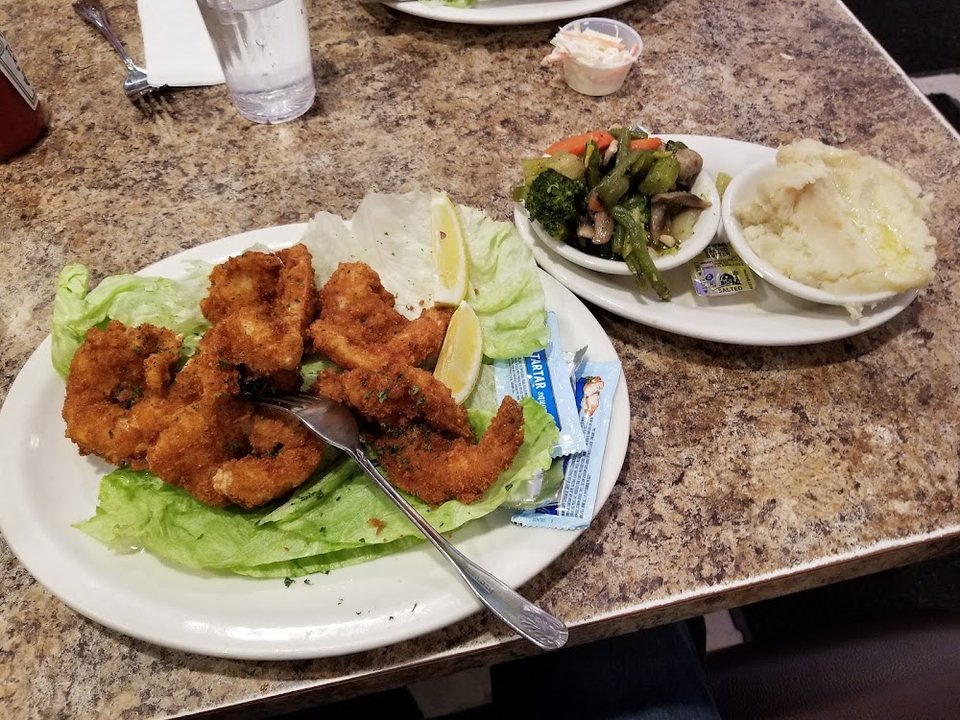 Fried Sole w Clam Strips